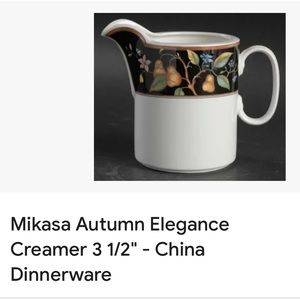 Mikasa Autumn Elegance creamer